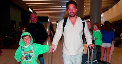 Adam Thomas can't stop smiling with mini-me son following Strictly announcement - www.ok.co.uk - Britain - Manchester - county Barton - county Charles