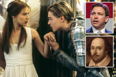 ‘Romeo and Juliet’ banned from Florida school district — due to sexual content - nypost.com - Britain - Florida - county Bay