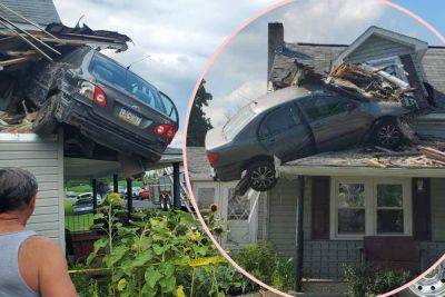 Car Crashes Into SECOND STORY Of House -- And Cops Say It Was On Purpose! - perezhilton.com - Alabama - Pennsylvania - Washington