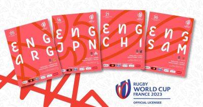 Get the official Rugby World Cup match programmes delivered straight to your door - www.manchestereveningnews.co.uk - Britain - France - Chile - Japan - Argentina - Samoa