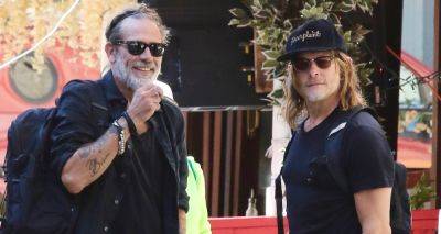 'Walking Dead' Co-Stars Jeffrey Dean Morgan & Norman Reedus Reunite for Lunch in NYC - www.justjared.com - France - New York