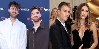 The Chainsmokers Spoof Steamy Hailey & Justin Bieber Photo While Promoting New Music - www.justjared.com