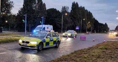 Motorcyclist, 35, killed in horror crash at junction on busy road - www.manchestereveningnews.co.uk