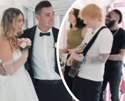 Ed Sheeran Left Couple DUMBFOUNDED After Crashing Wedding To Play His New Music! - perezhilton.com - Las Vegas - Jordan - county Carter - Choir