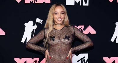 Tinashe Wears Most Daring Look Yet, Goes Nearly Naked on MTV VMAs 2023 Red Carpet - www.justjared.com - city Newark
