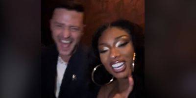 Megan Thee Stallion Explains Why She Looked Upset at Justin Timberlake in That Viral Backstage VMAs Video - www.justjared.com - city Newark