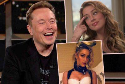 Elon Musk Shares Pic Of Amber Heard Roleplaying As Video Game Character For Him! - perezhilton.com
