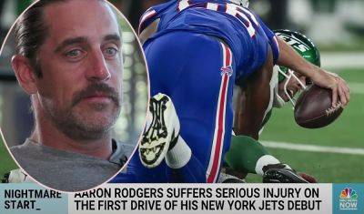 Aaron Rodgers Speaks Out After Serious Injury During New York Jets Debut - perezhilton.com - New York - New York