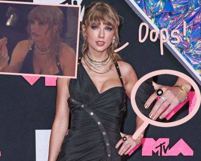 Uhhhh Did Taylor Swift Lose A $12K Diamond Ring While Hanging In The Audience At The VMAs?! - perezhilton.com