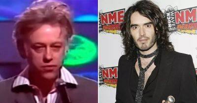 Russell Brand and Bob Geldof's very public clash after tense exchange on stage - www.dailyrecord.co.uk - Ireland