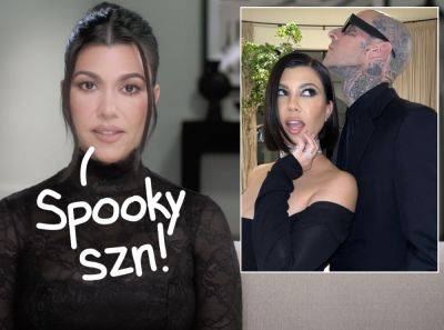 Pregnant Kourtney Kardashian Preps For Spooky Season With Fun New Pre-Halloween Photos! - perezhilton.com