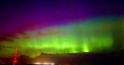 Northern Lights to be visible across Scotland again tonight due to 'solar storm' - www.dailyrecord.co.uk - Scotland - Iceland - state Alaska