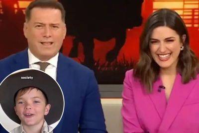 Australian TV hosts lose it over young boy’s shocking vegan joke - nypost.com - Australia