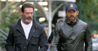 Hugh Jackman looks sombre on walk with pal Ryan Reynolds after split from wife of 27 years - www.ok.co.uk - Australia - New York