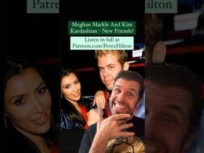 Meghan Markle And Kim Kardashian - New Friends? | Perez Hilton - perezhilton.com