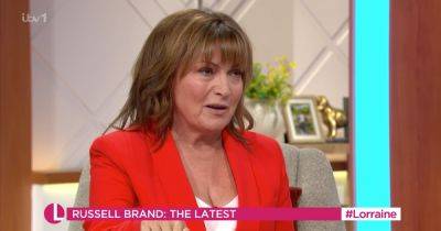Lorraine Kelly 'uncomfortable' after Russell Brand called her 'slut' and touched her thigh on Graham Norton Show - www.dailyrecord.co.uk