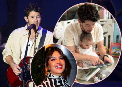 Aww! Nick Jonas Gets Emotional While Singing About Daughter Malti! - perezhilton.com