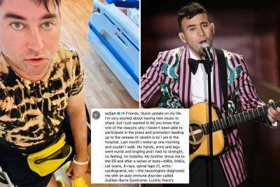 Indie folk singer Sufjan Stevens reveals he has Guillain-Barré Syndrome, is learning how to walk again - nypost.com - Chicago