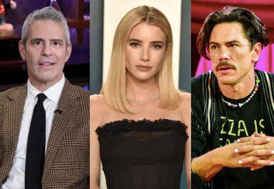 Andy Cohen Roasts Tom Sandoval In ‘American Horror Story: Delicate’ Cameo With Emma Roberts - etcanada.com - USA - city Sandoval - county Story - county Sandoval