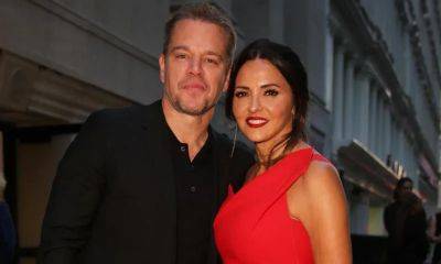 Matt Damon and wife Luciana Barroso look stylish in recent outing in New York City - us.hola.com - New York