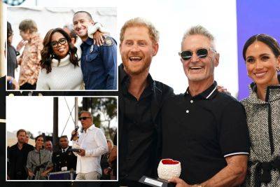 Meghan, Harry hobnob with Oprah, Kevin Costner at glitzy Santa Barbara fundraiser - nypost.com - Germany - Santa Barbara