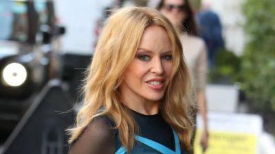 Kylie Minogue Put A Sporty Spin On The Clingy, Semi-Sheer Dress - www.glamour.com - London