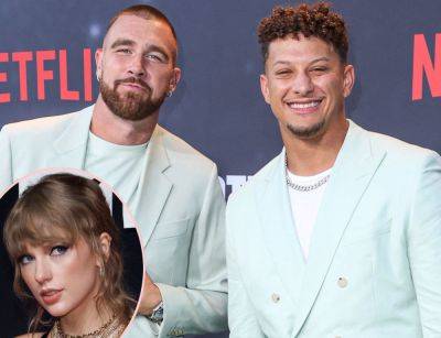 Patrick Mahomes Admits He Felt 'Pressure' With Taylor Swift Watching To Get Travis Kelce The Ball! - perezhilton.com - Chicago - Kansas City