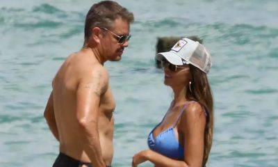 Matt Damon and Luciana Barroso look fit in Miami Beach - us.hola.com - Spain - New York - Hollywood - Miami - Argentina