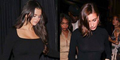 Selena Gomez & Hailey Bieber Spotted At Same Nightclub in Paris, Narrowly Avoid Each Other While Arriving & Leaving - www.justjared.com - France