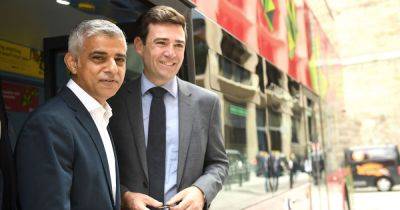 Sadiq Khan joins Andy Burnham and Northern mayors in HS2 plea - www.manchestereveningnews.co.uk - Britain - London - Manchester - county Midland