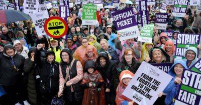 Renfrewshire school workers continue fight for fair pay as three days of strikes come to close - www.dailyrecord.co.uk - Scotland