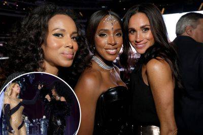 Meghan Markle parties with Kardashians, Kelly Rowland at Beyoncé’s show amid Hollywood return - nypost.com - Los Angeles - Los Angeles - Washington - county Charles