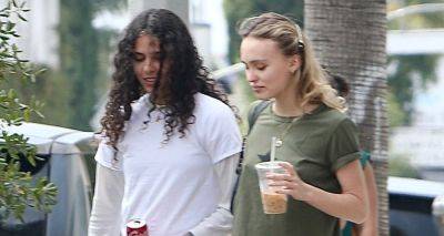 Lily-Rose Depp & Girlfriend 070 Shake Keep Close on Coffee Date in WeHo - www.justjared.com