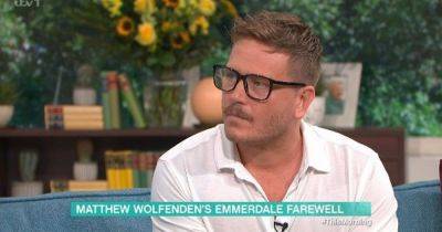 Emmerdale's Matthew Wolfenden breaks down in tears ahead of soap exit after 18 years - www.ok.co.uk