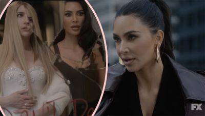 Kim Kardashian ACTS In The First Trailer For American Horror Story: Delicate! WATCH! - perezhilton.com - USA - county Story