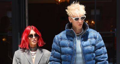 Megan Fox & Machine Gun Kelly Show Off Their Bold Styles While Out in NYC - www.justjared.com - New York
