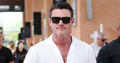 Luke Evans Catches Flight Out of Venice After Attending amfAR Gala 2023 - www.justjared.com - Italy