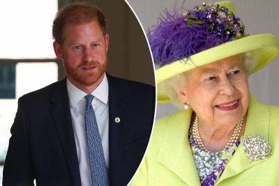Prince Harry claims Queen Elizabeth is ‘looking down on all of us’ - nypost.com - Britain - Scotland - London