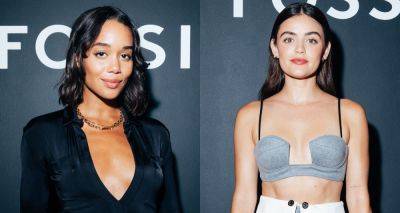 Laura Harrier & Lucy Hale Kick Off NYFW In Style With Fossil Fete - www.justjared.com - New York