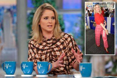 Sara Haines seen sipping from multiple mugs on ‘The View’ — here’s the hilarious reason why - nypost.com