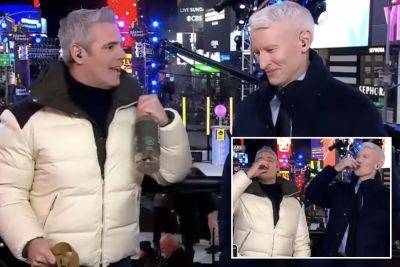 Andy Cohen, Anderson Cooper down tequila shots after CNN’s New Year’s alcohol ban: ‘Does daddy get his juice?’ - nypost.com - county Anderson - county Cooper