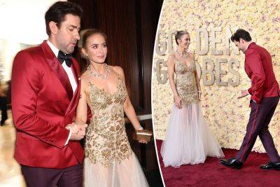 Emily Blunt and John Krasinski have ‘no issues’ in their marriage amid Golden Globes moment - nypost.com - Los Angeles - Italy - Lake