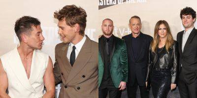 Austin Butler & Barry Keoghan Get Support From Tom Hanks & Rita Wilson at 'Masters of the Air' World Premiere - www.justjared.com - Los Angeles - county Butler - county Boyle - county Barry - Austin - county Cook