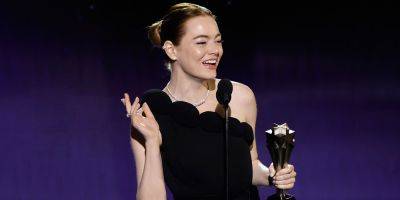 Emma Stone Wins Best Actress at Critics Choice 2024 for 'Poor Things' - www.justjared.com - Santa Monica