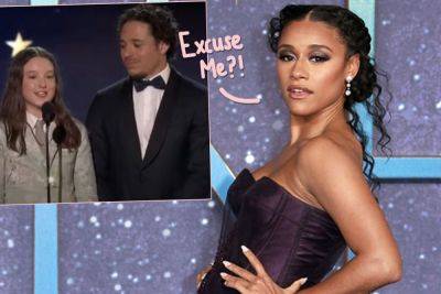 Ariana DeBose Did NOT Like The Critics Choice Awards Joke About ‘Actors Who Think They’re Singers’! WATCH! - perezhilton.com