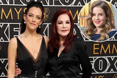 Riley Keough and Priscilla Presley pose on Emmys 2024 red carpet after dispute over Lisa Marie’s estate - nypost.com - county Butler