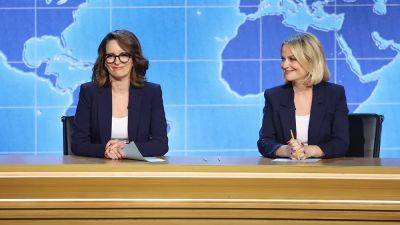 Tina Fey and Amy Poehler Revive ‘SNL’s’ ‘Weekend Update’ at Emmys and Reveal Elton John Is Now an EGOT Winner - variety.com