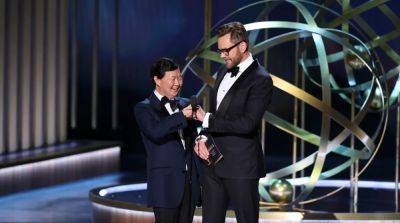 Ken Jeong & Joel McHale Take Jab At Jo Koy’s Golden Globes Monologue At The Emmys - deadline.com - Italy