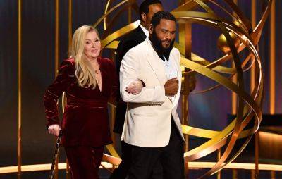Christina Applegate takes to the Emmys stage with cane following MS diagnosis - www.nme.com - USA - county Harding