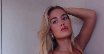 Lottie Tomlinson shows off incredible figure as she poses in racy lingerie set - www.ok.co.uk